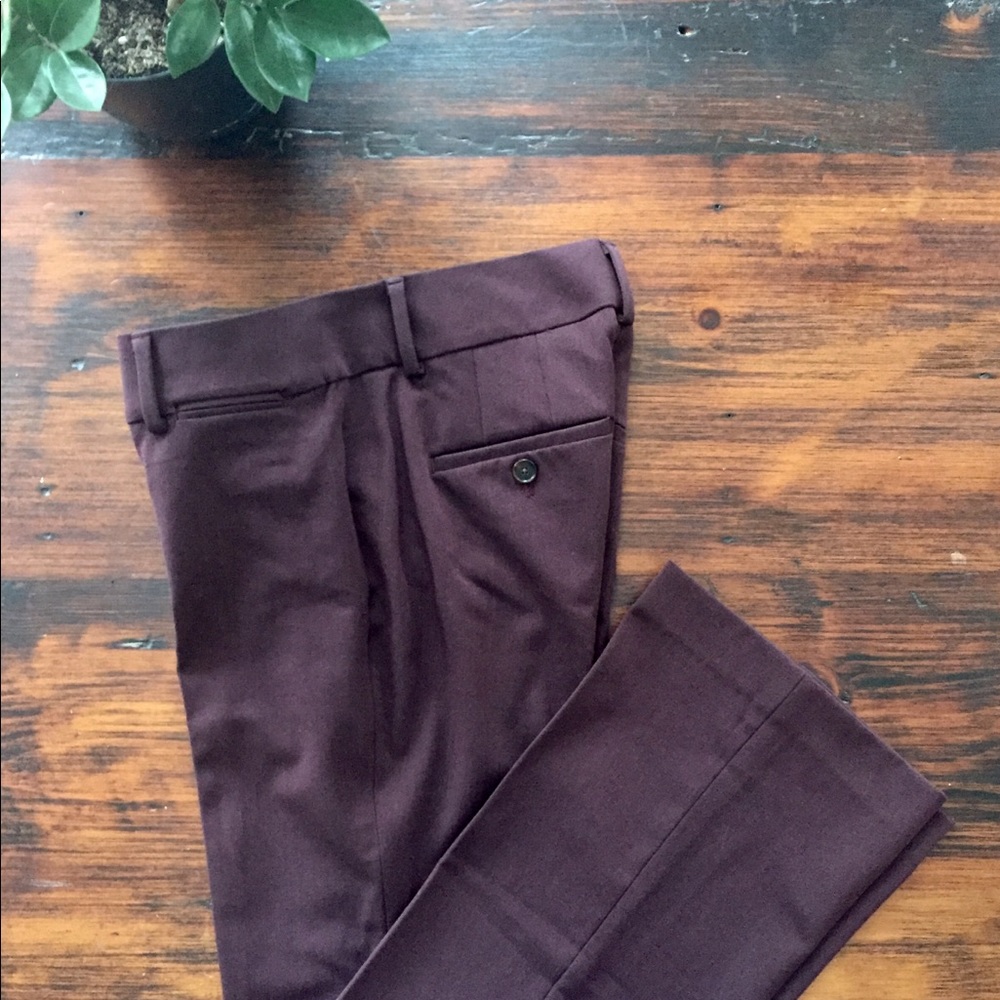 LOFT trousers, dark maroon, Julie fit, size 0